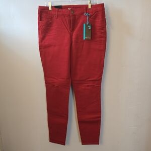 Style & Co. Red Skinny Jeans